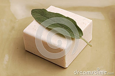 Sage Soap Stock Photo