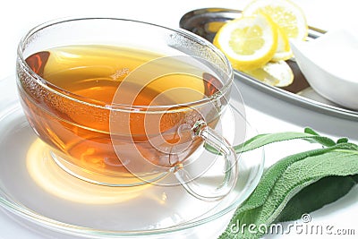 Sage tea Stock Photo