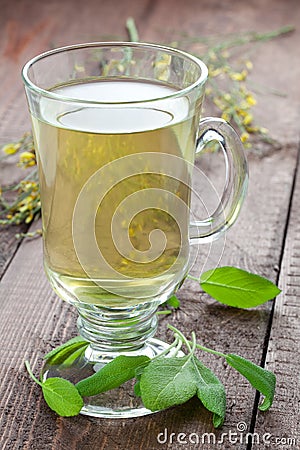 Sage tea Stock Photo