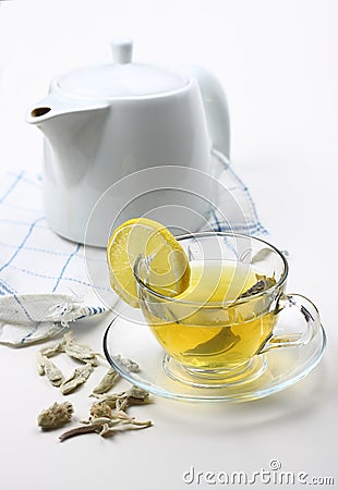 Sage tea Stock Photo