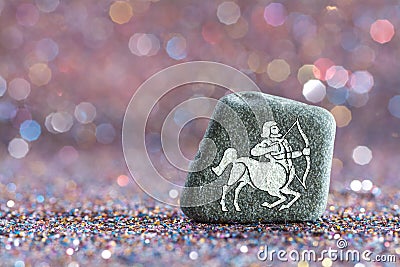 Sagittarius zodiac sign Stock Photo