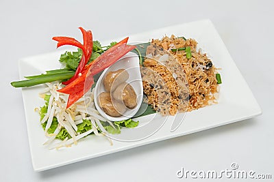 Sago pork, Thai Dessert and Appetizer Stock Photo