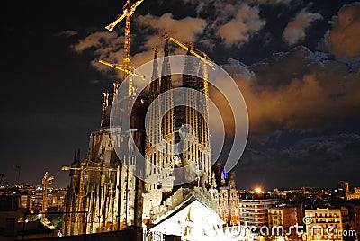 Sagrada Familia Editorial Stock Photo