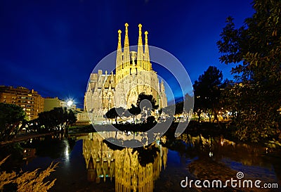 Sagrada Familia, Barcelona Editorial Stock Photo