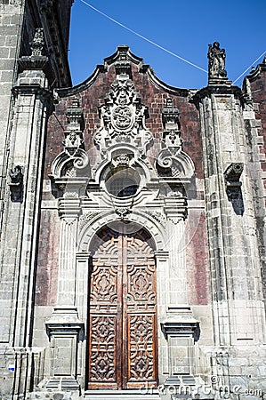 The Sagrario chapel of the Metropolitan Cathedral in Mexico City Stock Photo