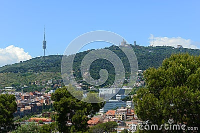 Sagrat Cor Church, Barcelona, Spain Stock Photo