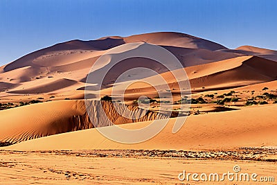 Sahara Desert Merzouga Marocco Stock Photo