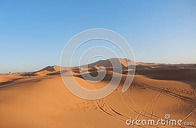 Land of the Sahara Stock Photo