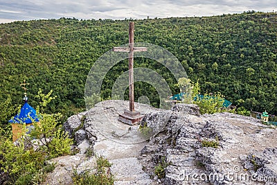 Saharna Monastery in Moldova Stock Photo