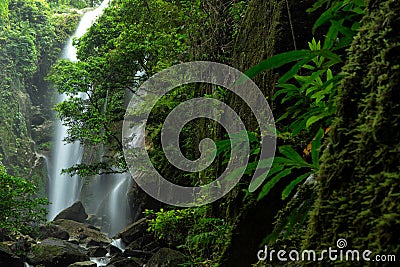 Sai Khao Waterfall, Namtok Sai Khao National Park, Pattani, Thailand Stock Photo