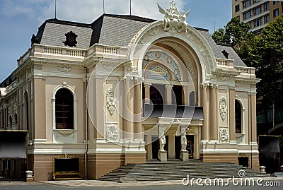 Saigon Opera House Editorial Stock Photo