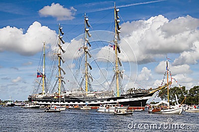 Sail Amsterdam 2010 - The Sail-in Parade Editorial Stock Photo