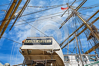 SAIL Amsterdam is an immense flotilla of Tall Ships Editorial Stock Photo