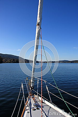 Sail boat Stock Photo