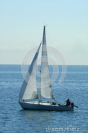 Sail Boat Stock Photo