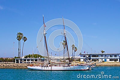 Sail boat The Bill of Rights Stock Photo