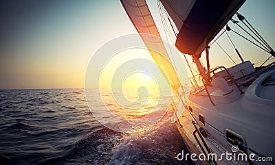 Sail boat Stock Photo