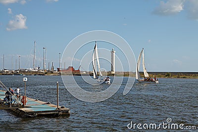 Sail Boats Stock Photo