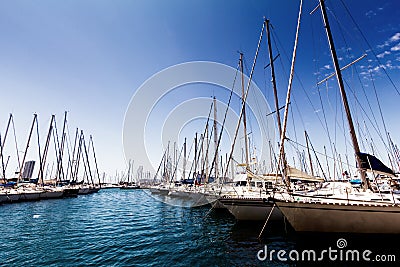 Sail boats Stock Photo