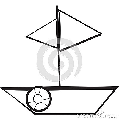 Sailboat Stock Photo