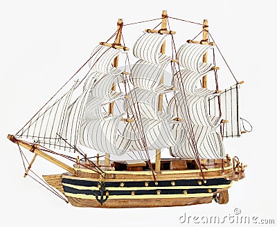 Sailboat model Stock Photo