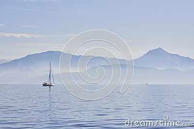 Oludeniz sailing Stock Photo