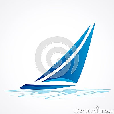 Sailboat vector Vector Illustration