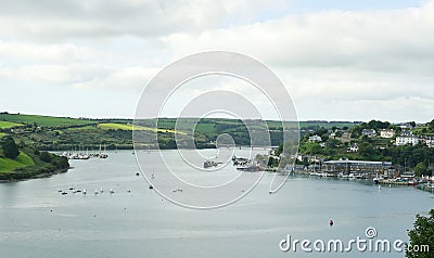 Sailboats at anchor on glassy water Editorial Stock Photo