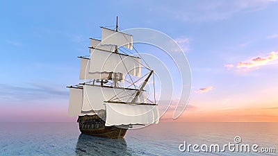 Sailing boat Stock Photo