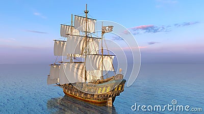 Sailing boat Stock Photo