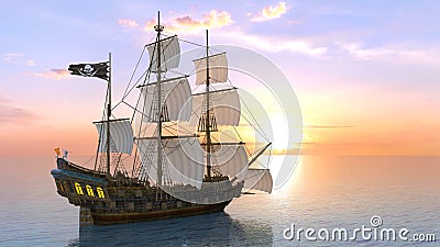 Sailing boat Stock Photo