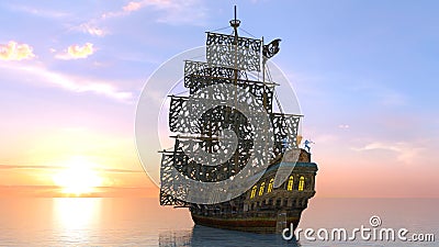 Sailing boat Stock Photo