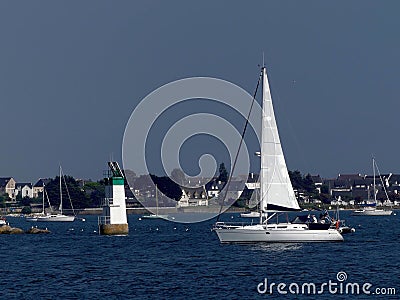 Sailing boat Editorial Stock Photo