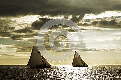 Sailing boats 4 Stock Photo