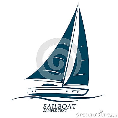 Sailing boats vector Vector Illustration