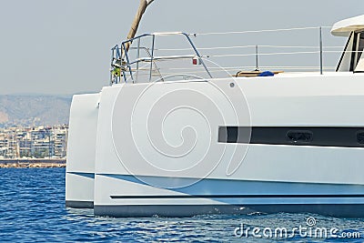 Sailing Catamaran Stock Photo