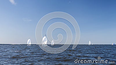 Sailing dinghies Editorial Stock Photo