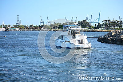 Sailing Launch Stock Photo