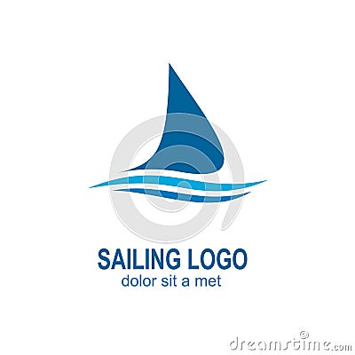 Sailing logo Vector Illustration