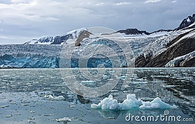 Landscapes of Svalbard / Spitsbergen Stock Photo