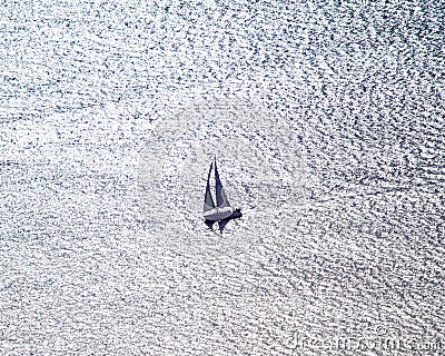 Sailing on Puget Sound Stock Photo