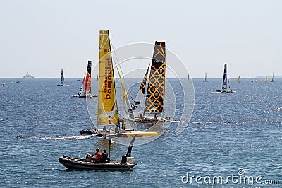 Sailing race Editorial Stock Photo