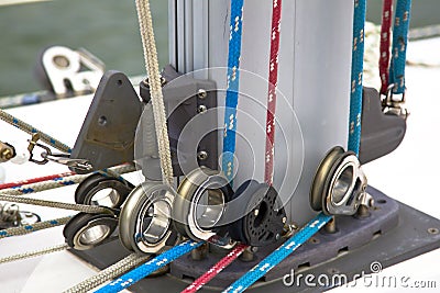 Sailing Rigging Stock Photo