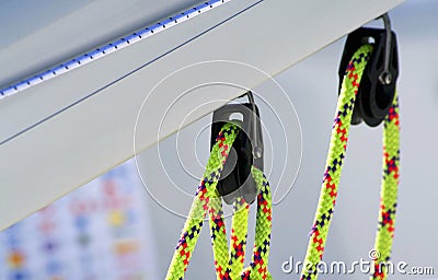 Sailing Rigging Stock Photo