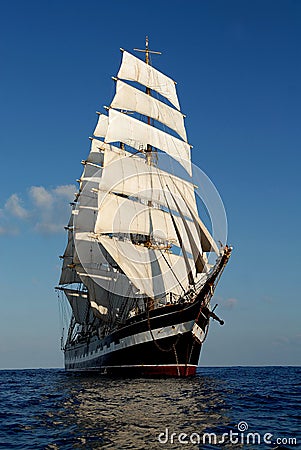 The sailing ship Stock Photo