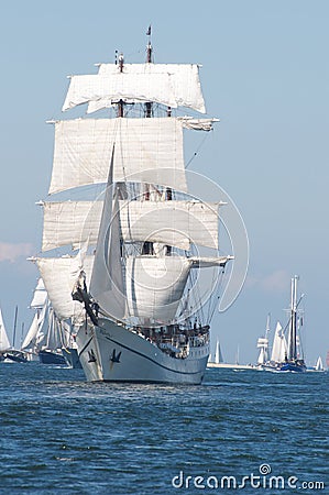 Sailing ships Stock Photo