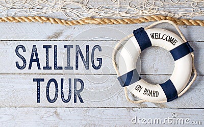 Sailing tour Stock Photo