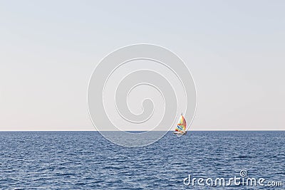 Sailing yacht Stock Photo