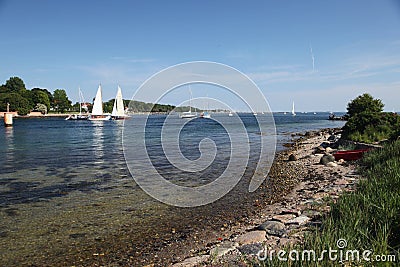 The sailing yachts Stock Photo