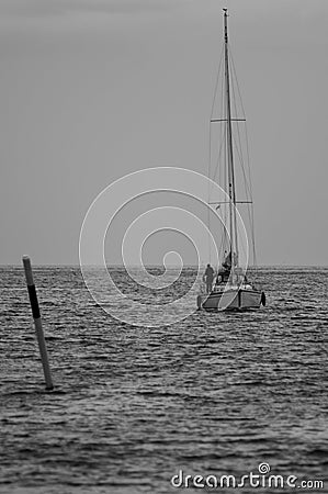 Sailingboat Stock Photo
